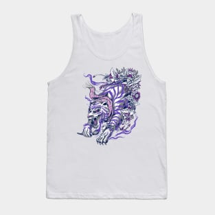 batik tiger Tank Top